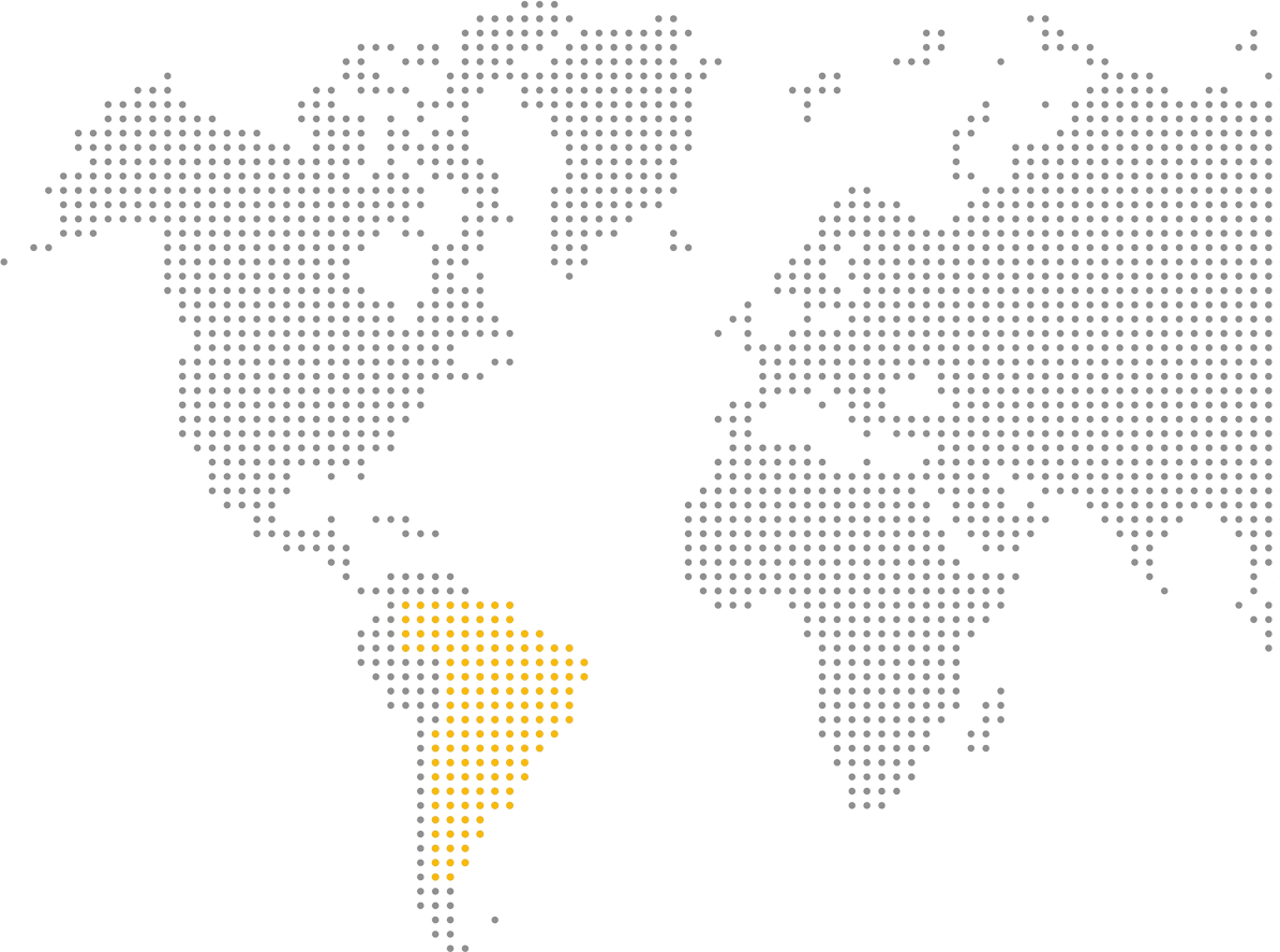 Mapa de presencia de la red Virtues